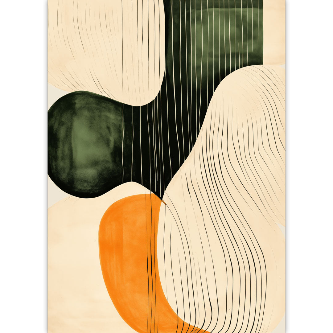 Organic Shapes Poster