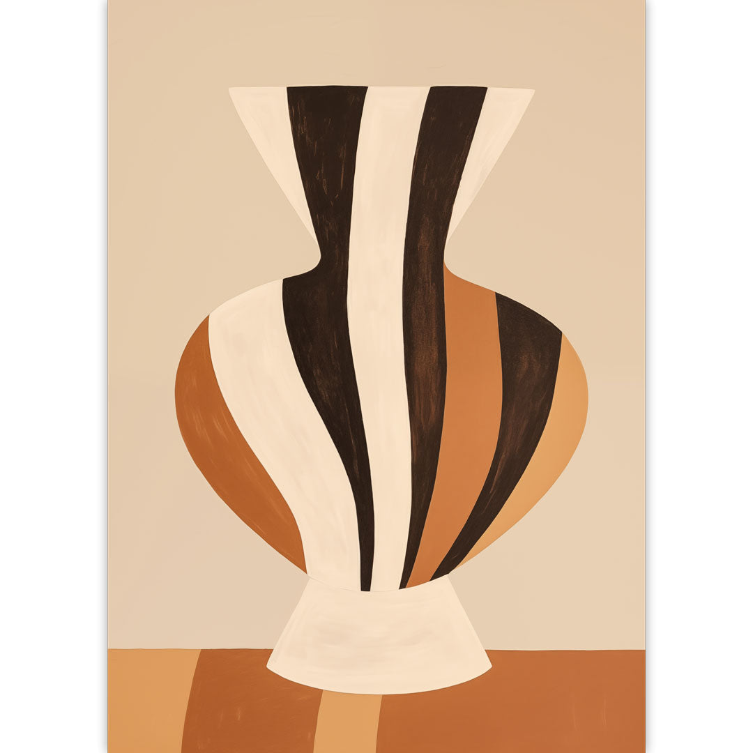 Brown Vase Poster
