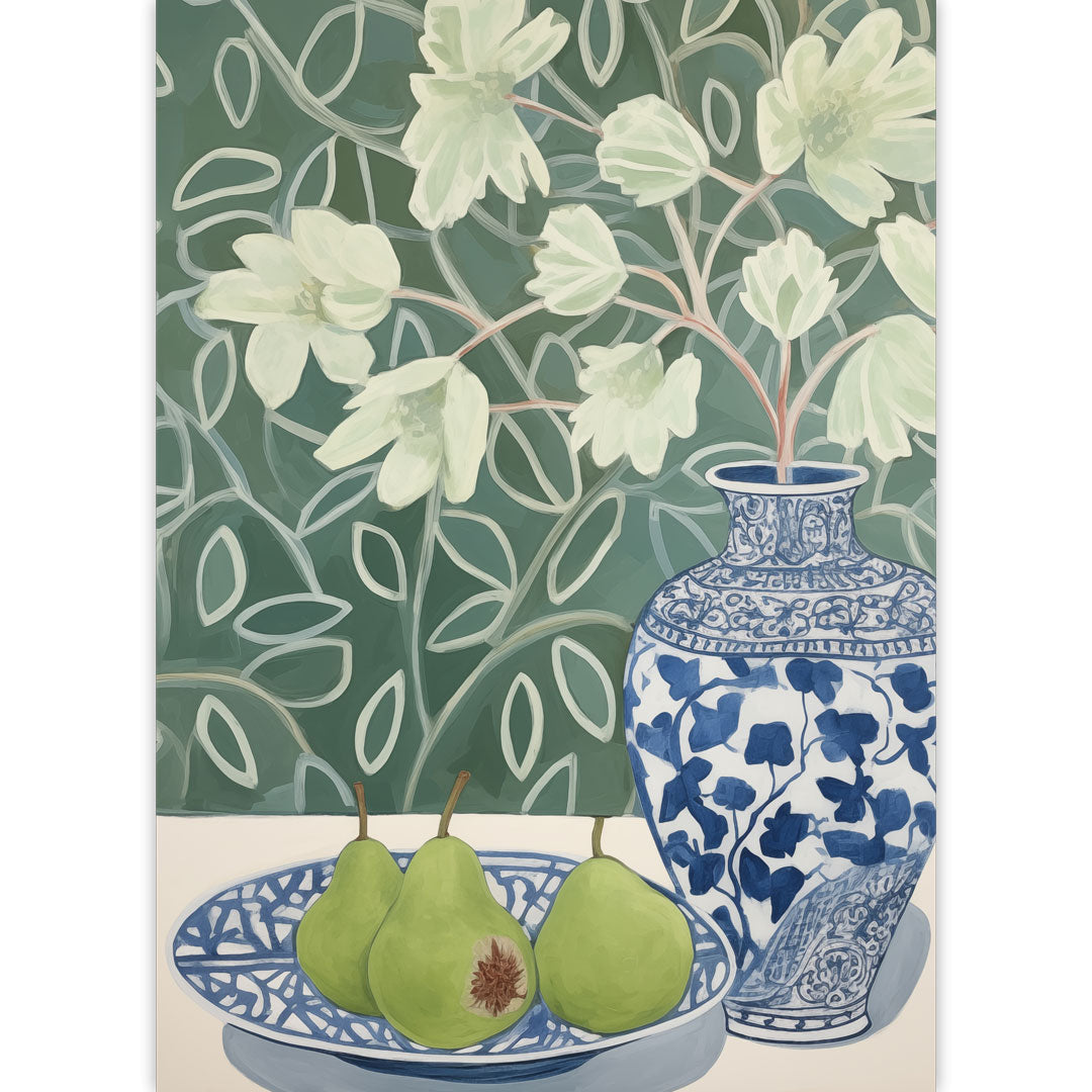 Green Pears Poster