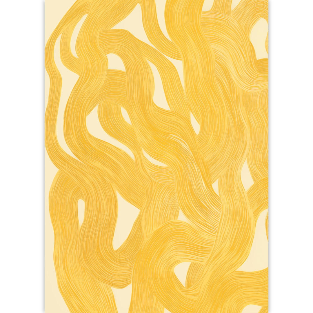 Golden Waves Poster