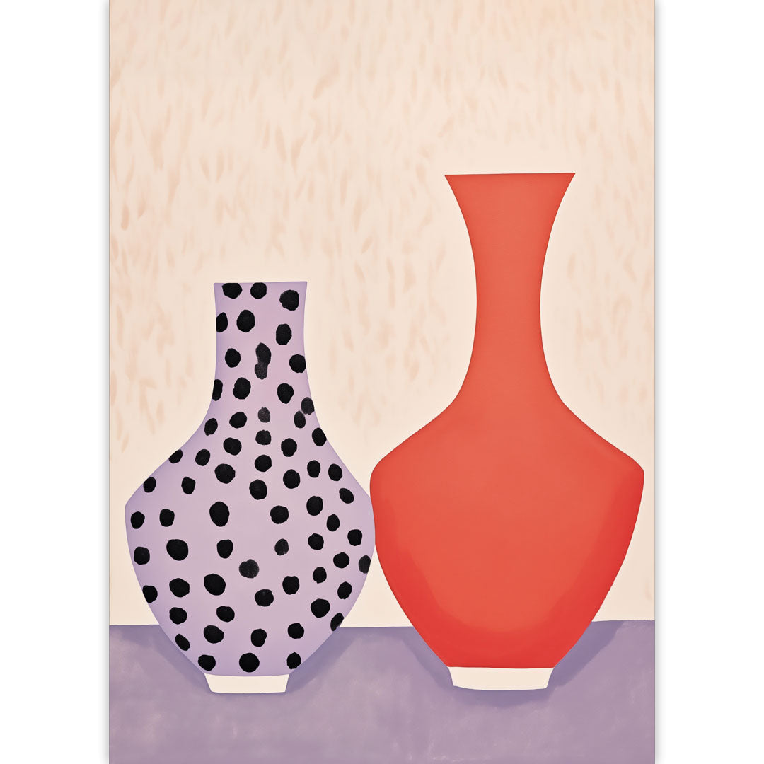Patterned Vases Poster