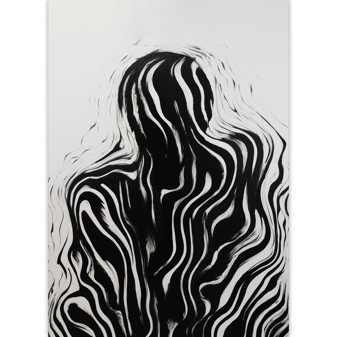 Black White Silhouette Poster