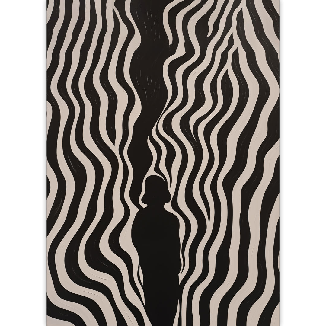 Abstract Silhouette No2 Poster