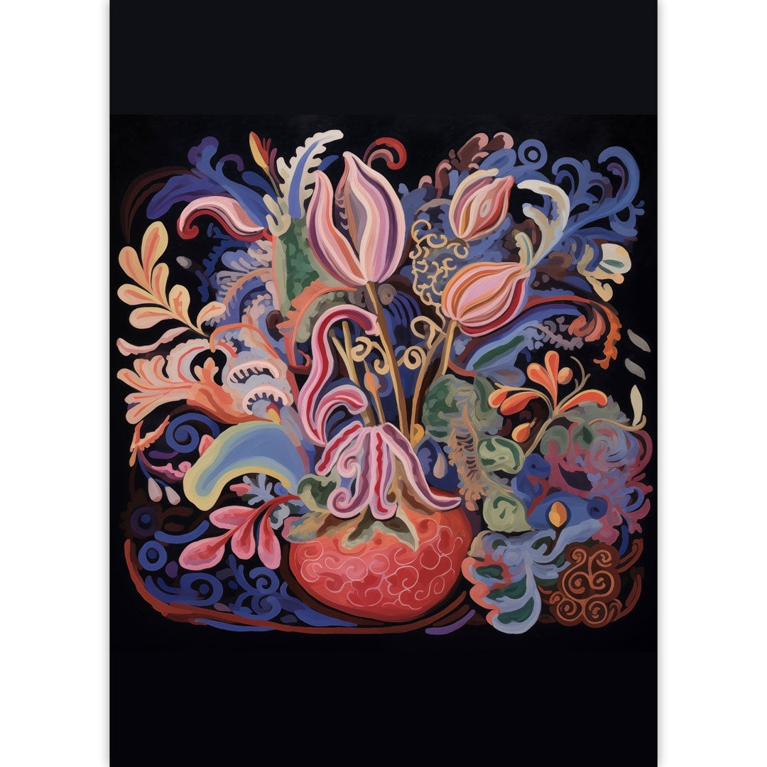 Colorful Garden Poster