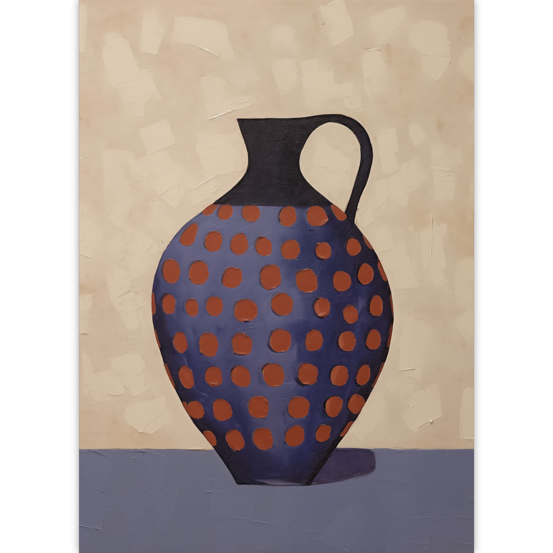Dotted Vase Poster