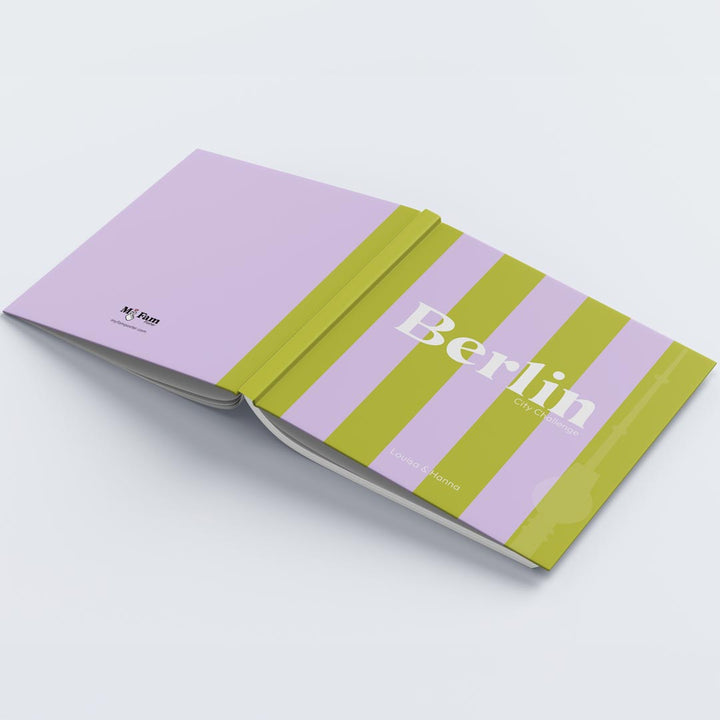 Hardcover Berlin-Challenge-Buch 20x20 cm