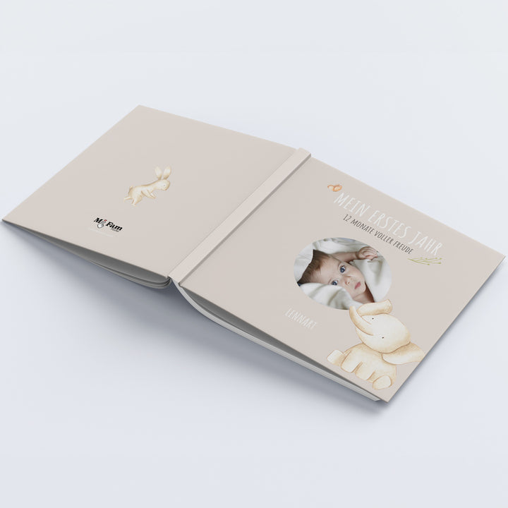 fotoalbum baby erstes jahr