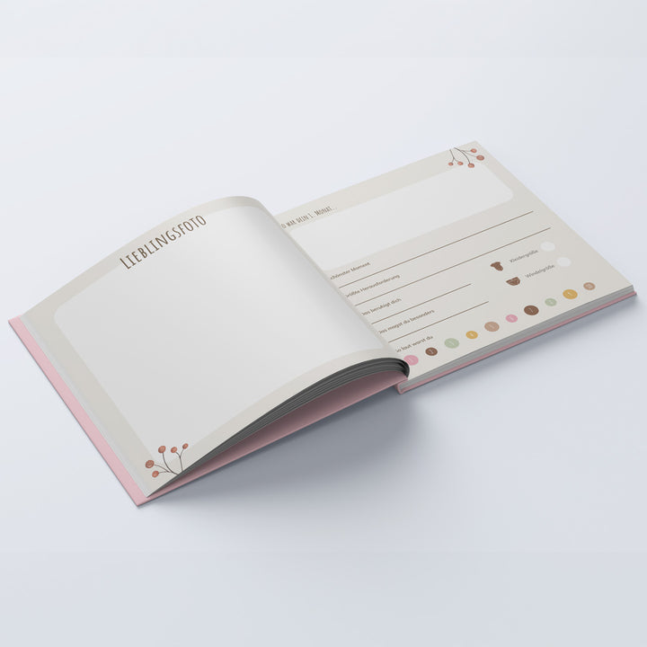 personalisiertes babytagebuch mädchen