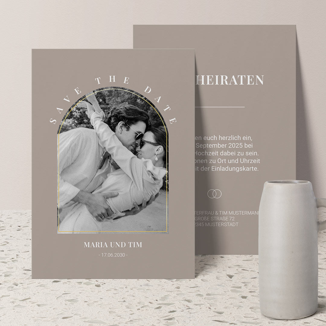 Save-the-Date Karte 'Elegance'