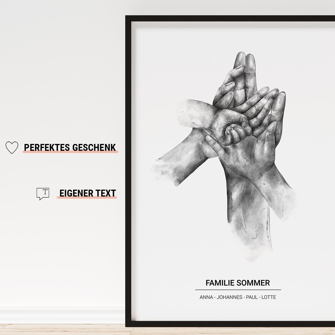 familienposter gestalten