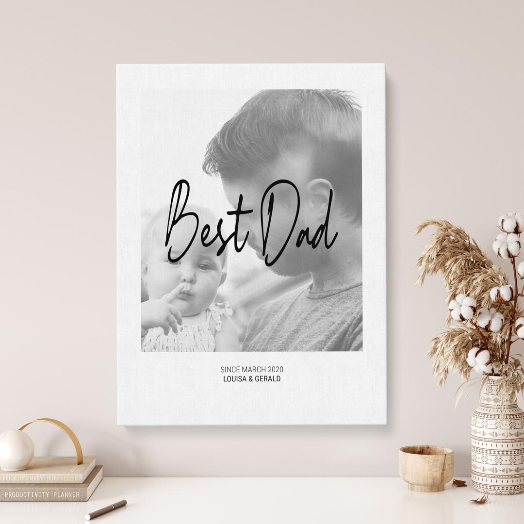 leinwand personalisiert geschenk papa