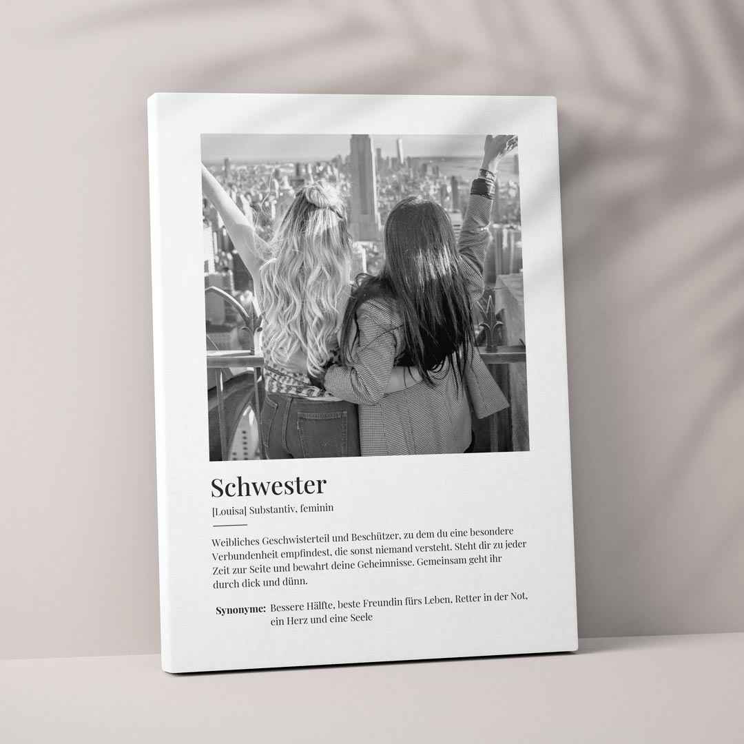 leinwandbild personalisiert mit definition