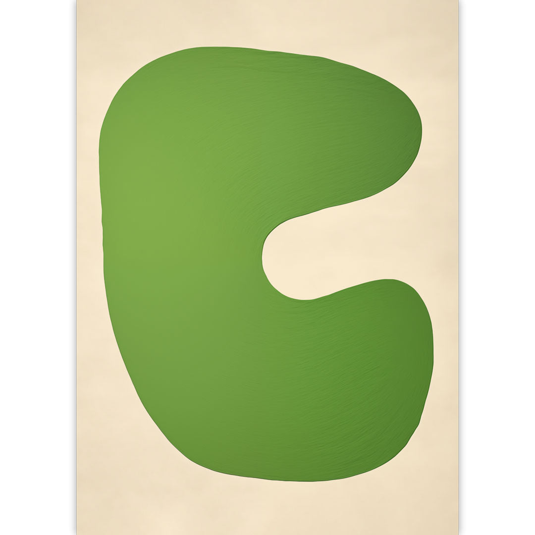 Green Abstract Poster