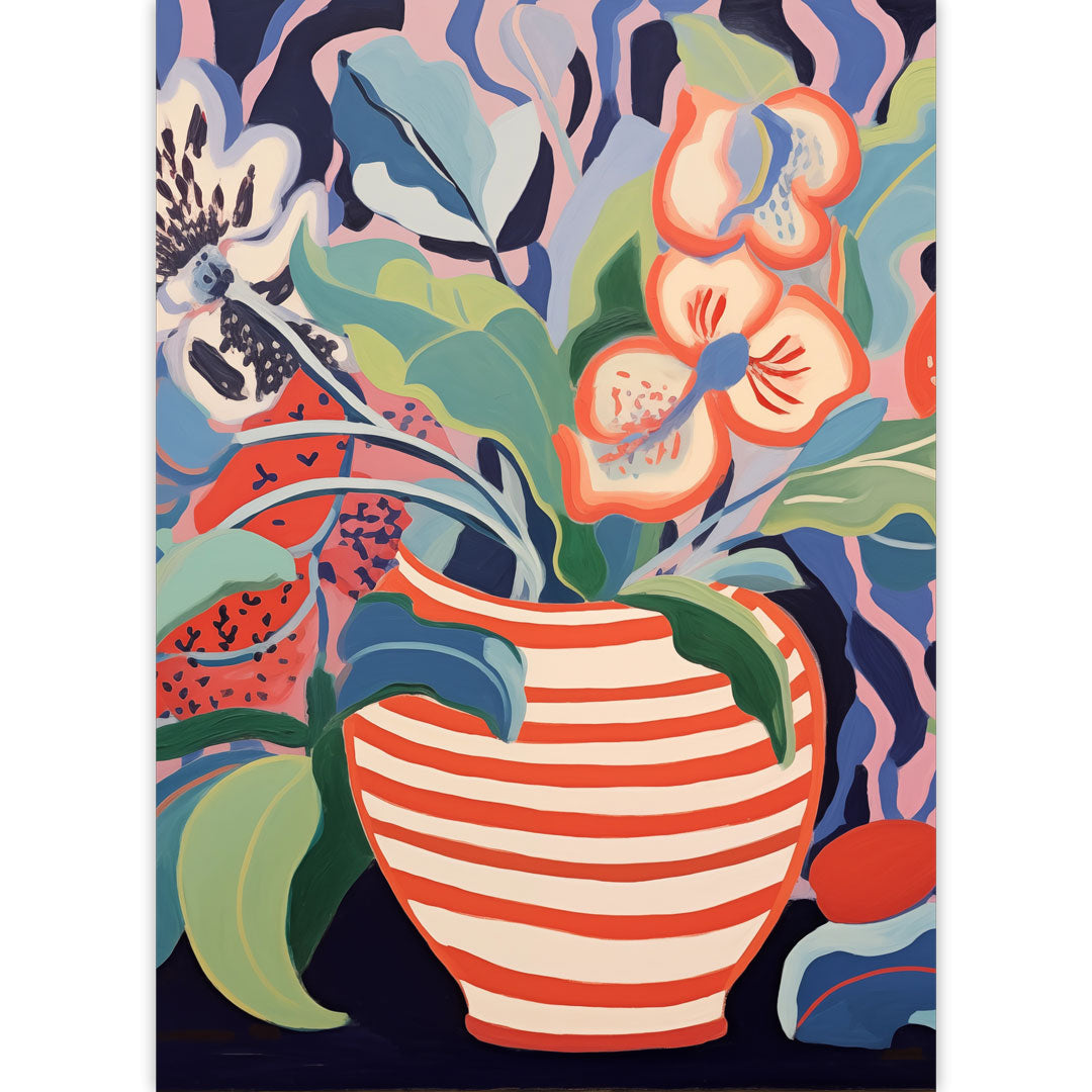 Vase With Bouquet Poster