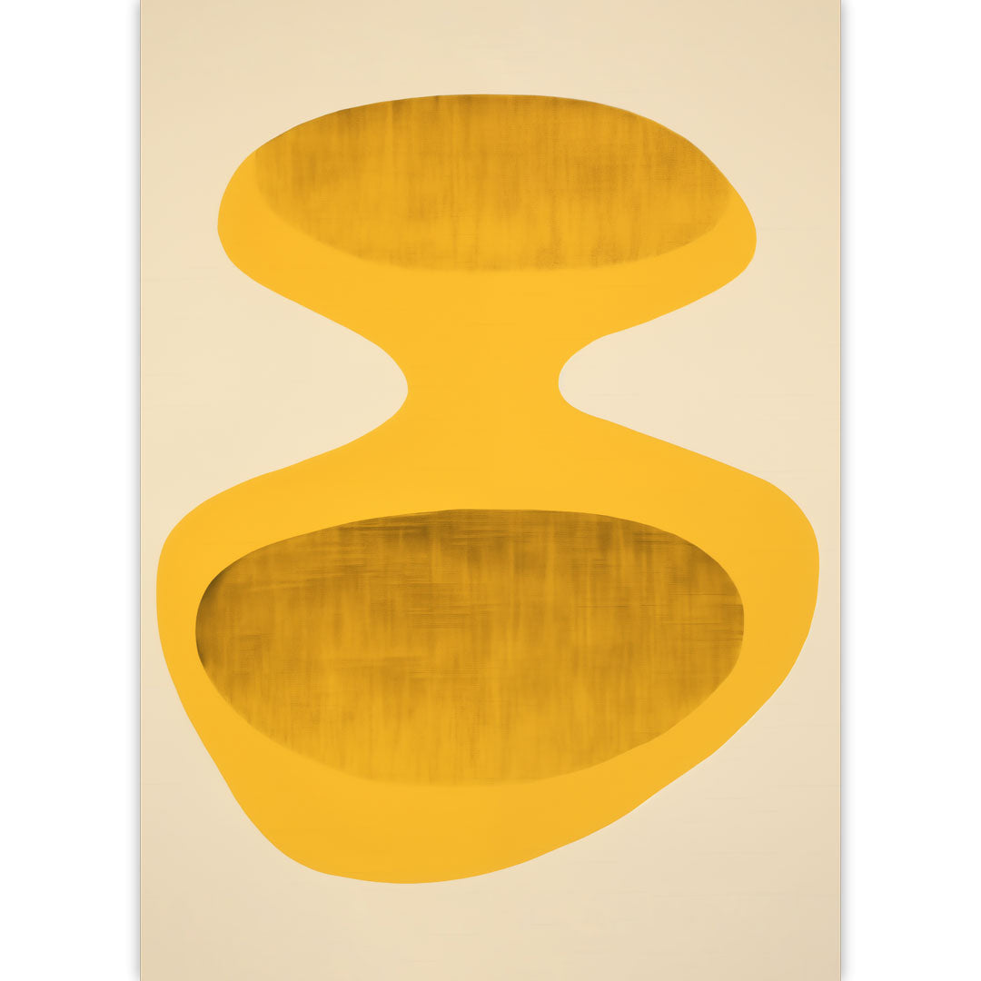 Organic Yellow Poster
