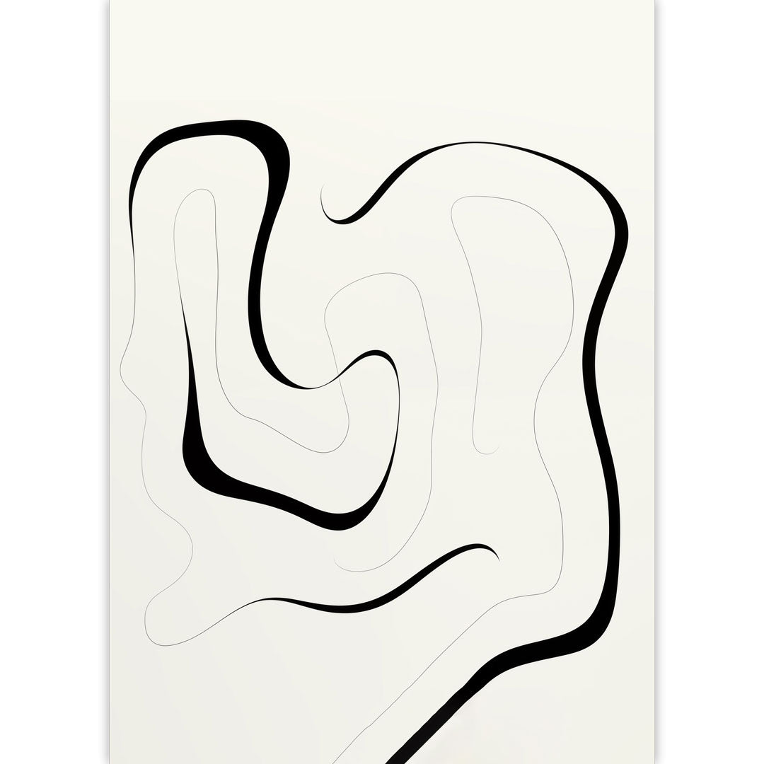 Minimal Lines No1 Poster