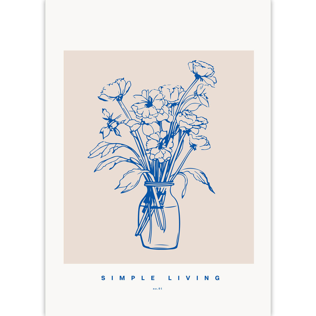 Simple Living Poster