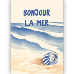 Bonjour La Mer Poster
