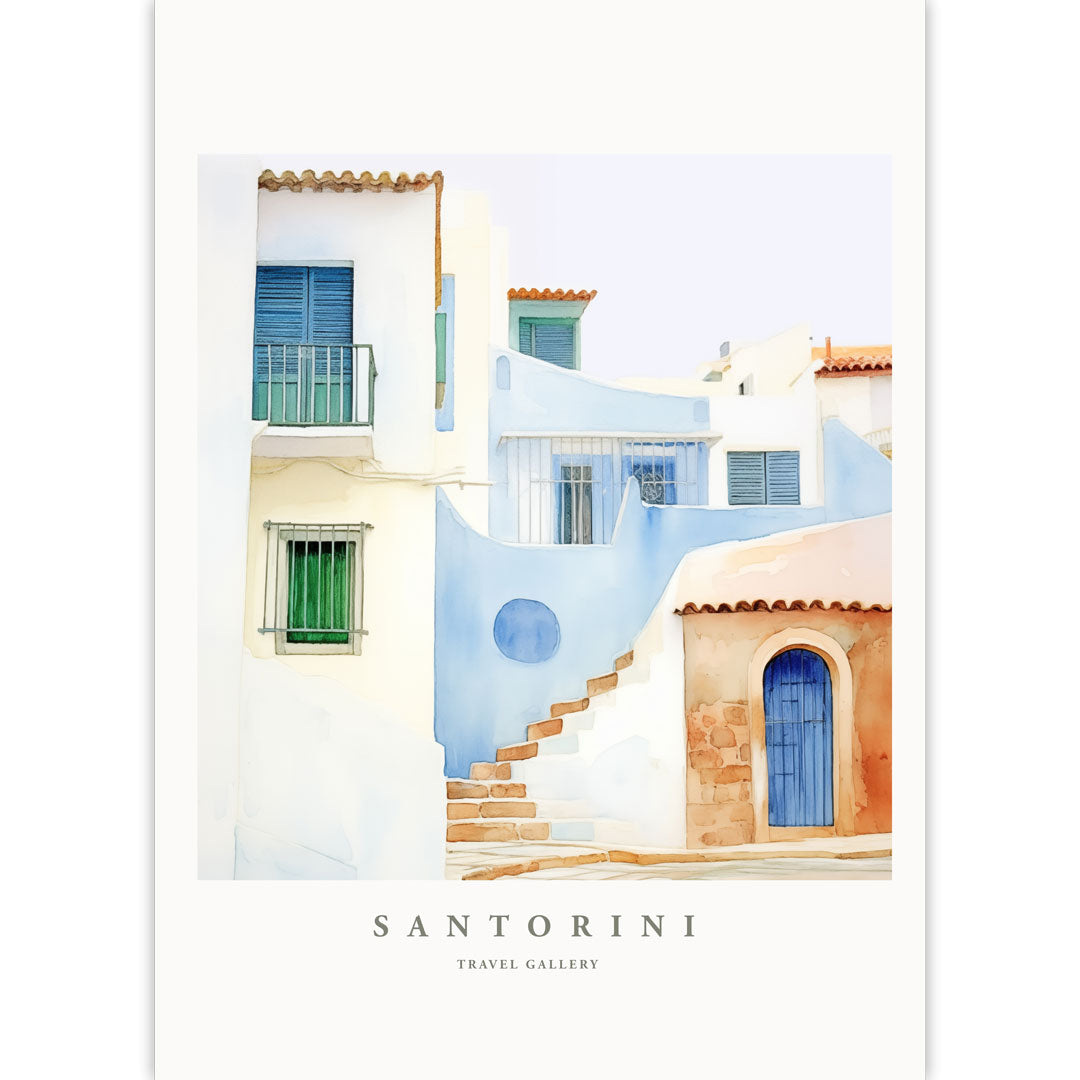 Santorini Poster
