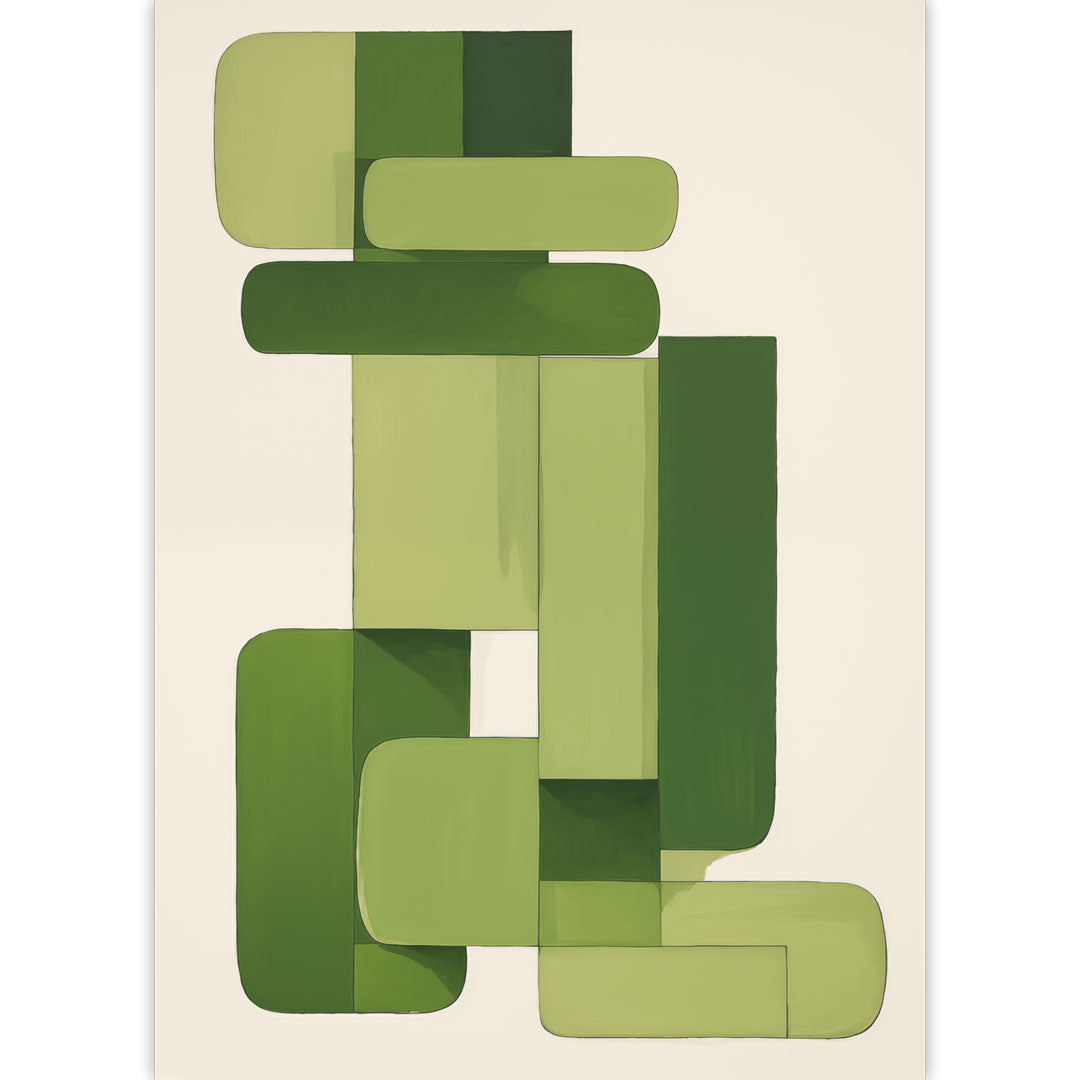 Shades Of Green Poster