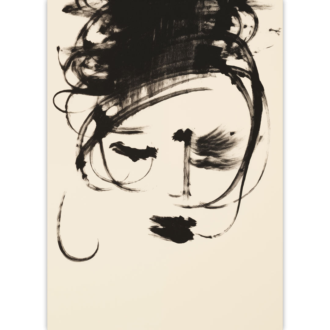 Womans Face Poster