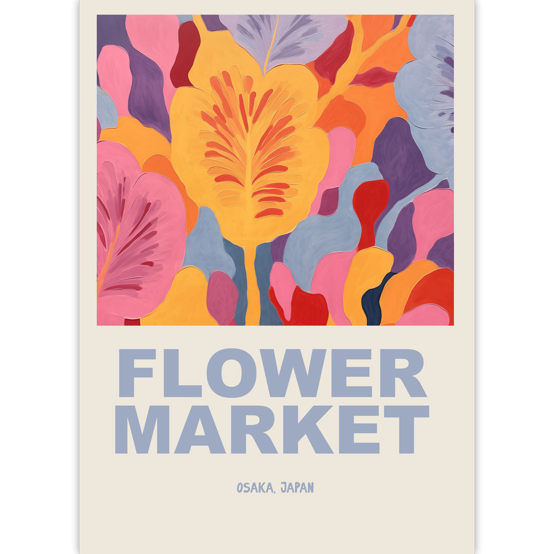 Flower Market Poster