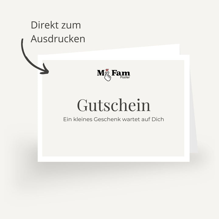 myfamposter geschenkgutschein