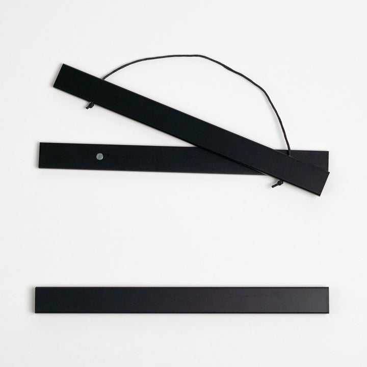 posterleiste schwarz 22cm