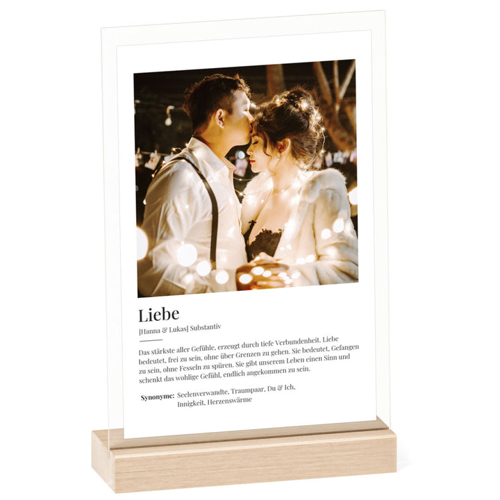personalisiertes acrylglas geschenk liebe