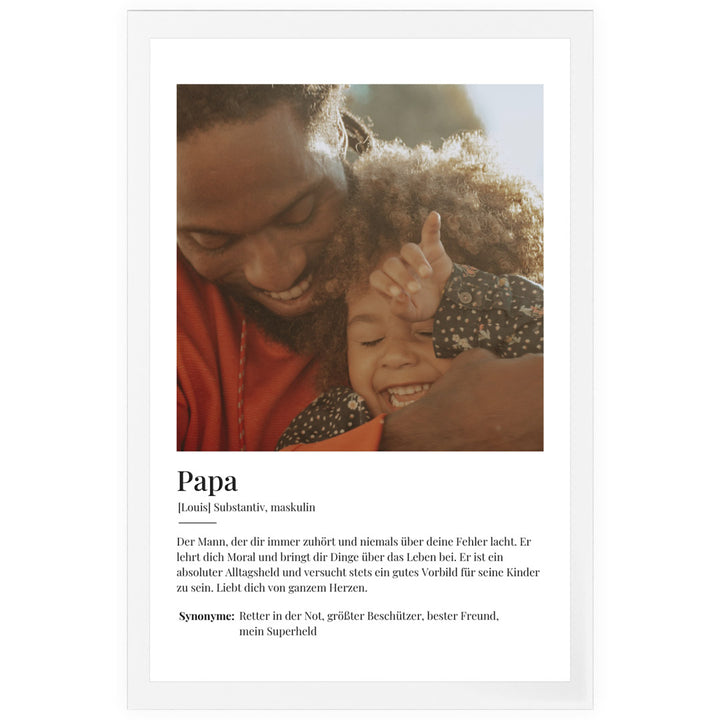 personalisiertes acrylglas geschenk papa