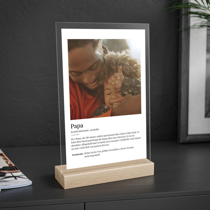 acryl-print definition papa