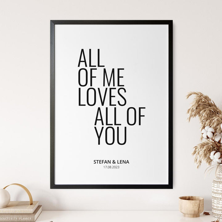 geschenk für freund freundin poster