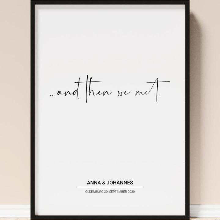 geschenk für freund freundin poster