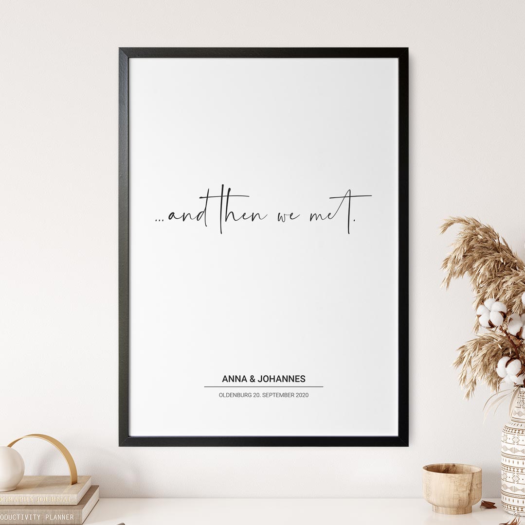 valentinstag geschenk poster liebe