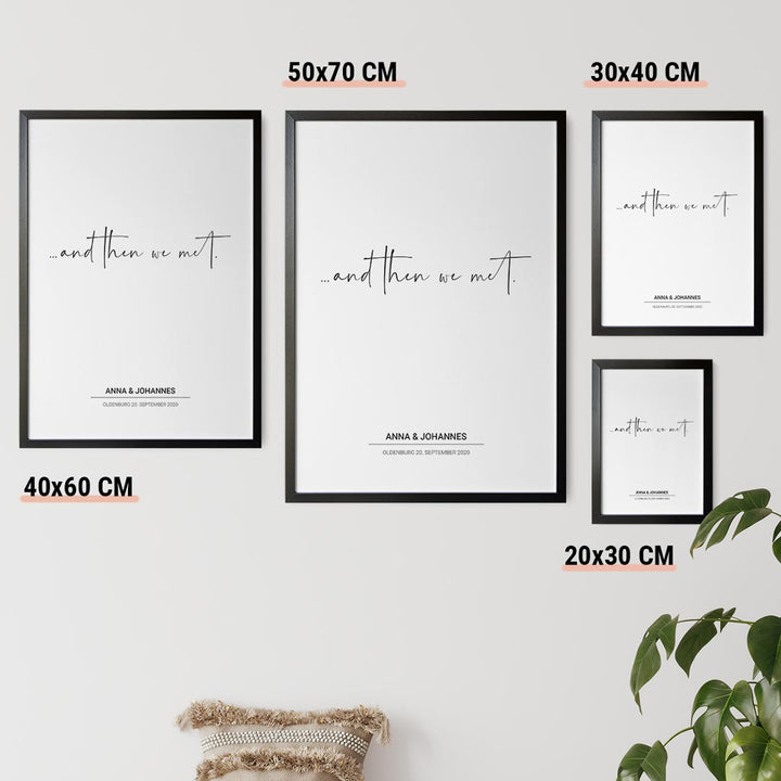 hochzeitsposter gestalten