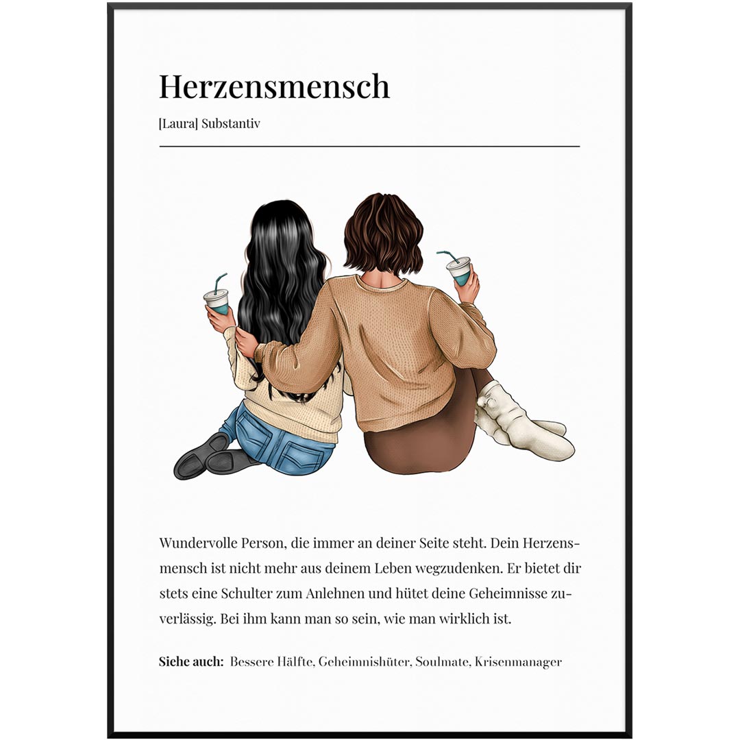 comicposter beste freundinnen