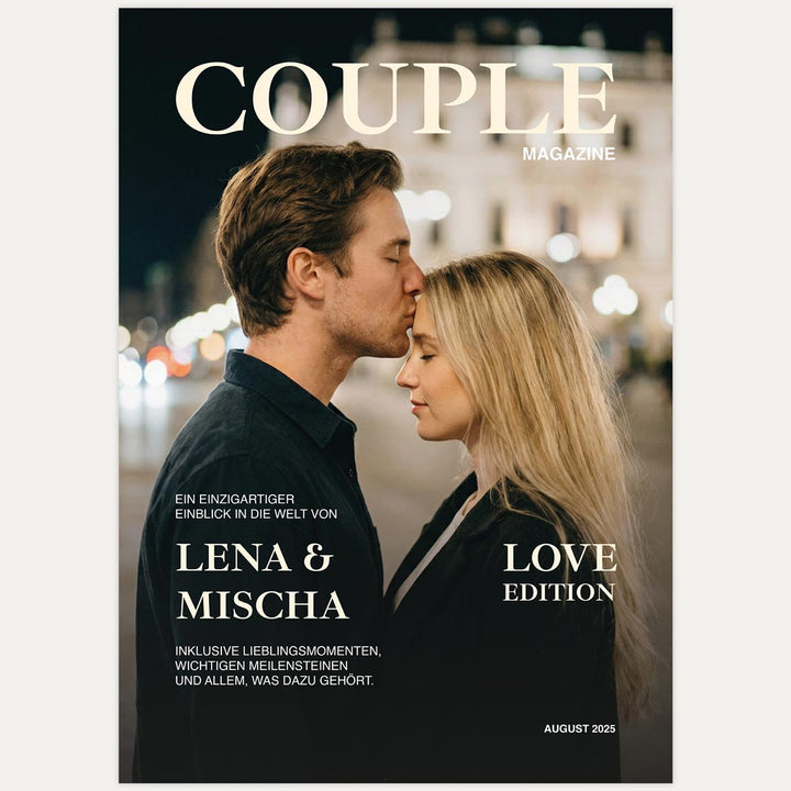 couple magazine cover personalisiert