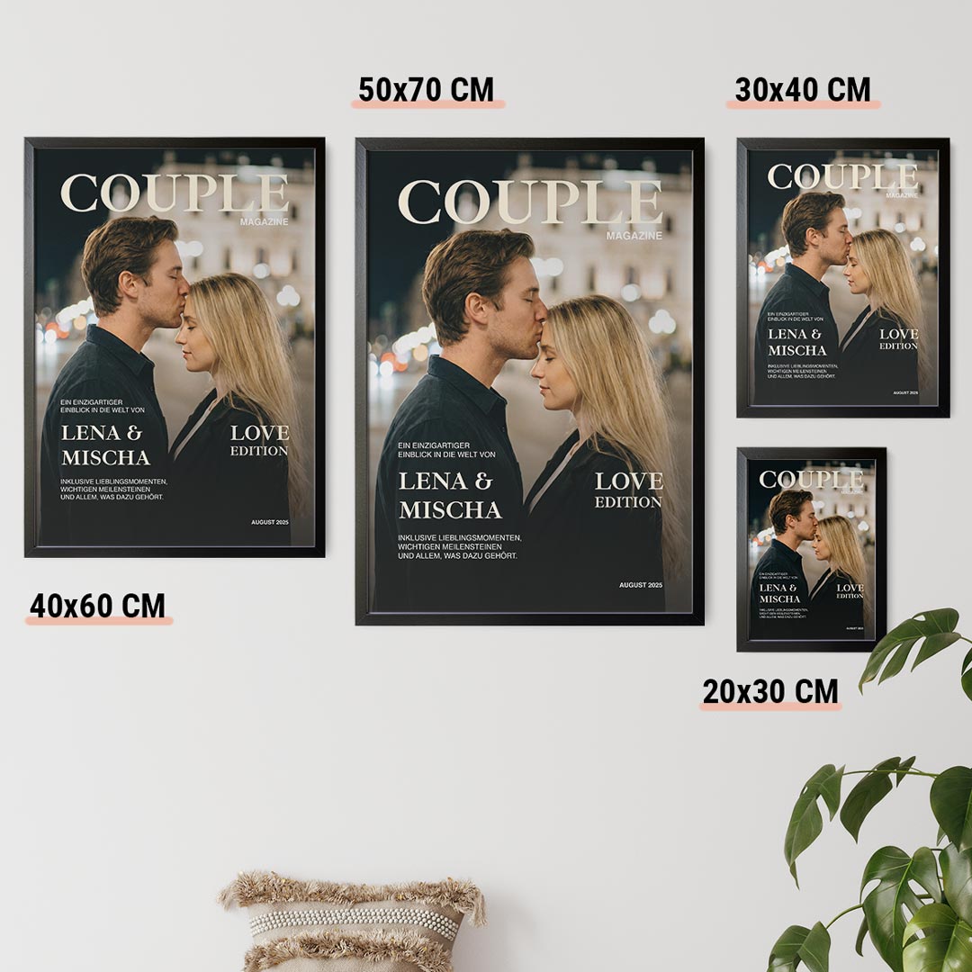 couple magazine poster
