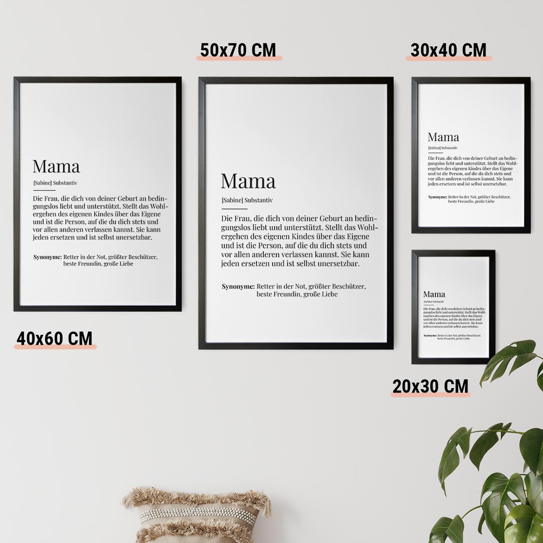 mama bild definition poster