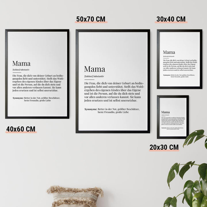 mama bild definition poster