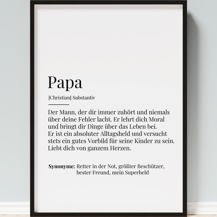 geschenk für papa definition