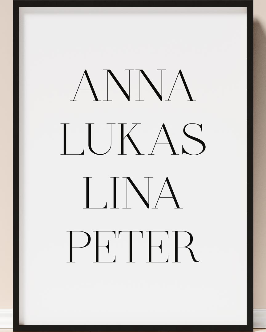 poster mit eigenem text