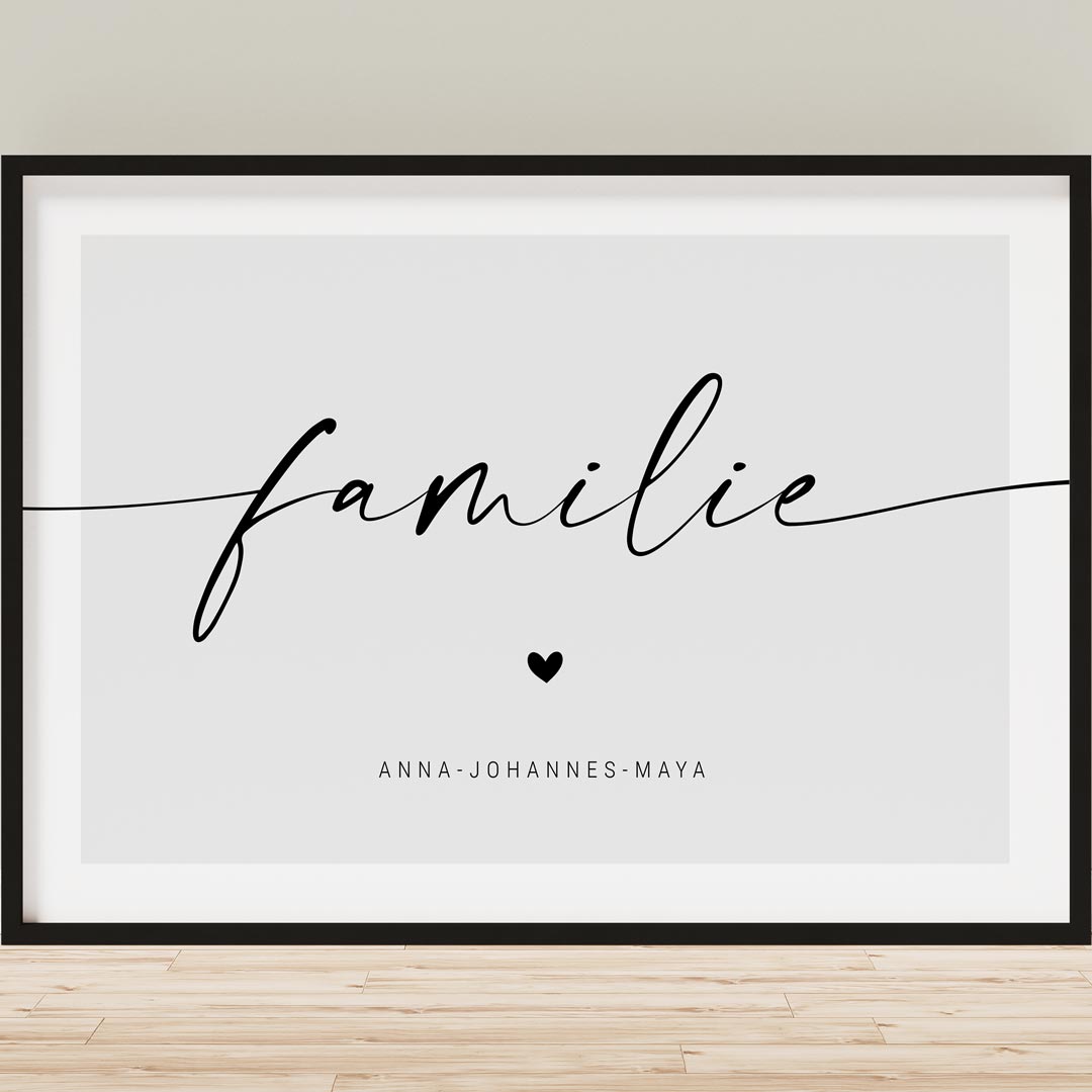familienposter gestalten