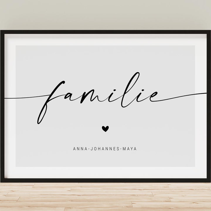 familienposter gestalten