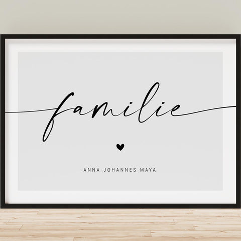 Familie Script Poster