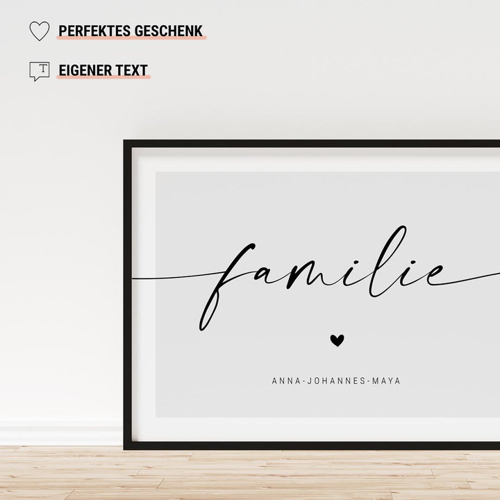 familienposter gestalten