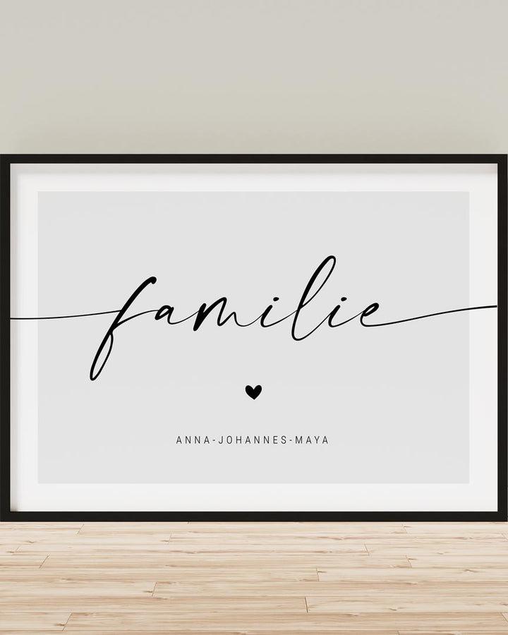 familienposter selbst gestalten