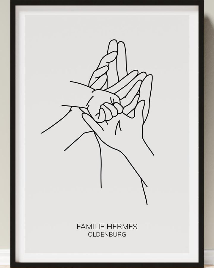 geschenkidee familie family poster