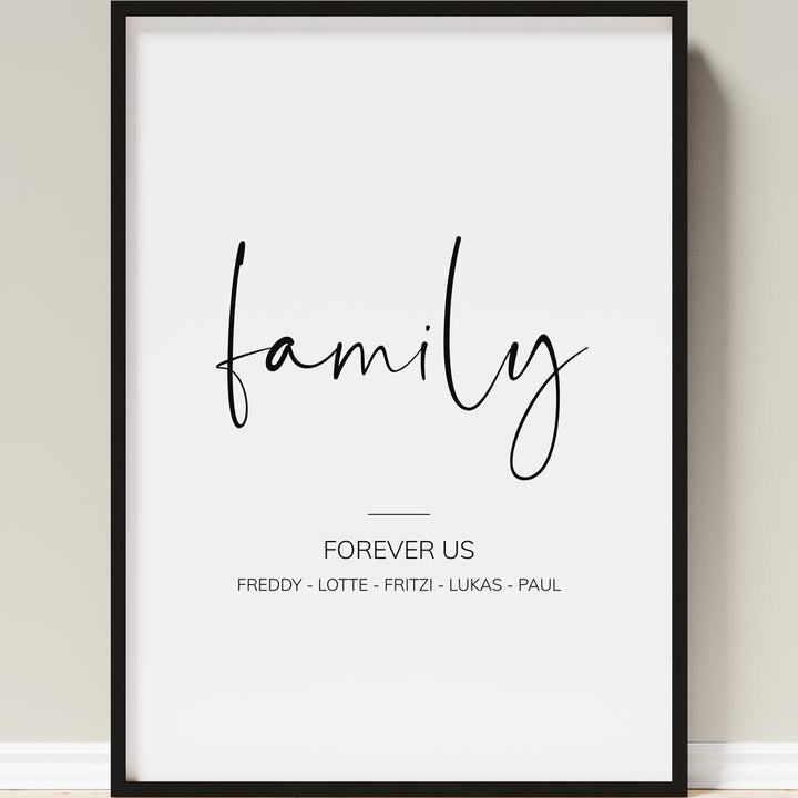 familienposter selbst gestalten
