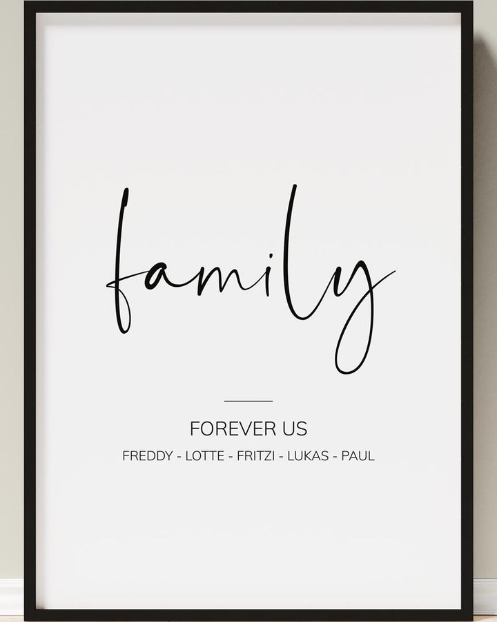 familienposter geschenk